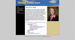 Desktop Screenshot of deniselieberman.com